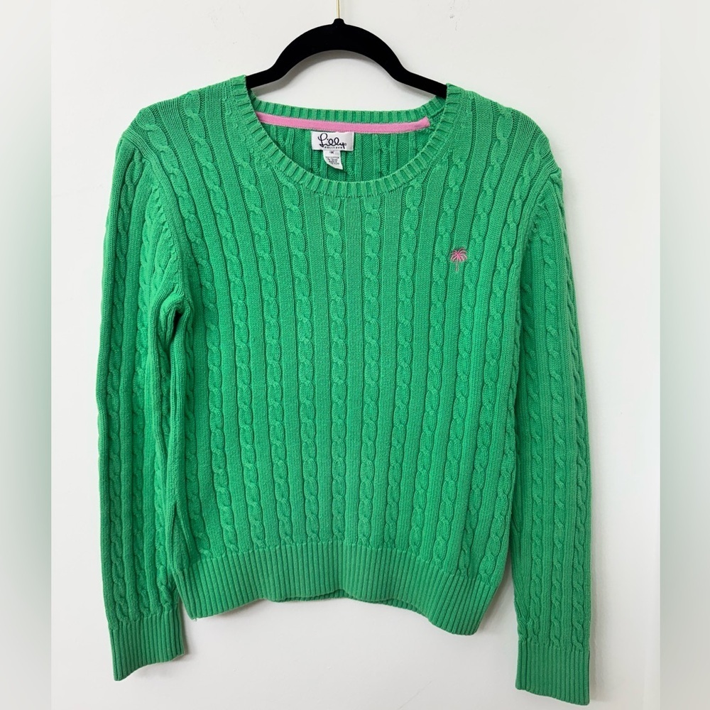 Vintage Lilly Pulitzer Knit Sweater 100% cotton Size M